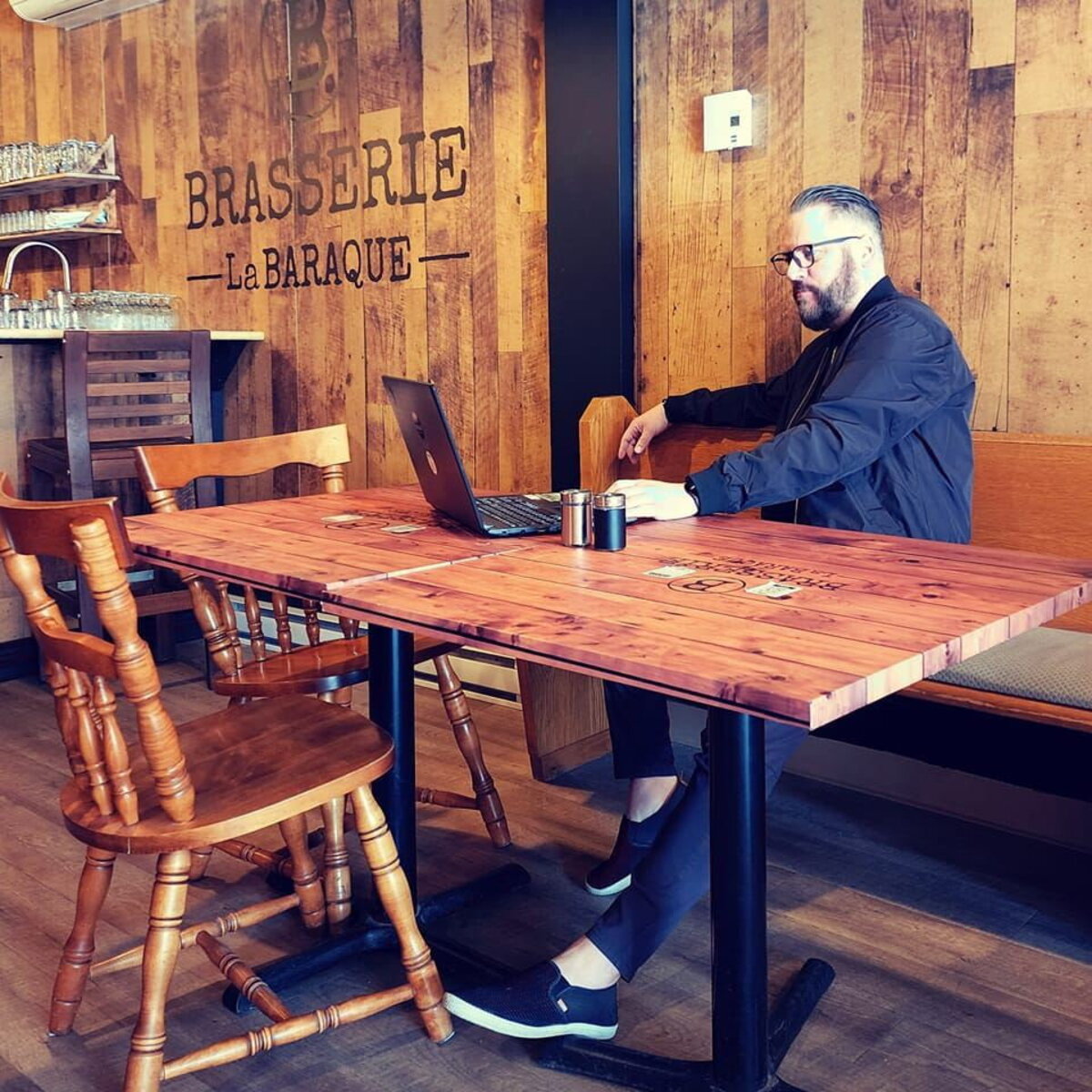 The co-president of the Rimouski-Neigette Chamber of Commerce and Industry is also the owner of the La Baraque brasserie traders want take advantage new in downtown Rimouski.